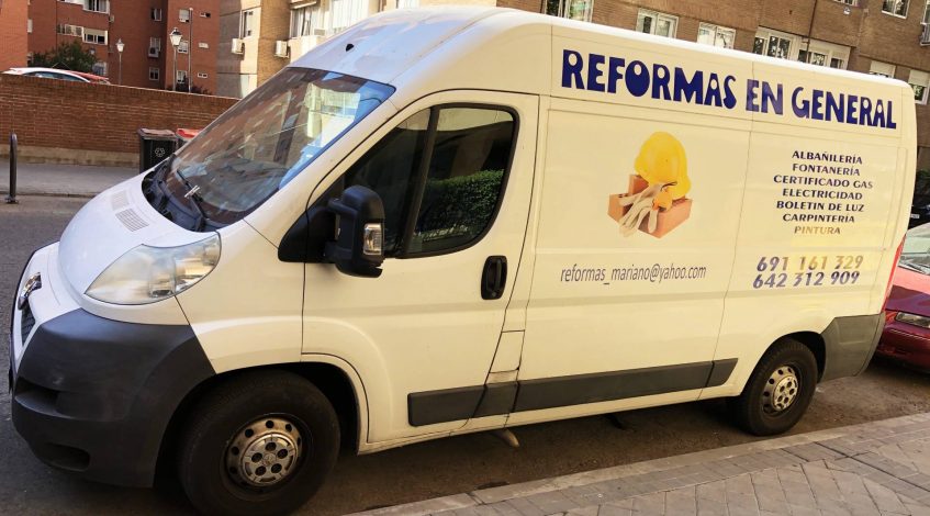 Furgoneta de Reformas Marian de Madrid